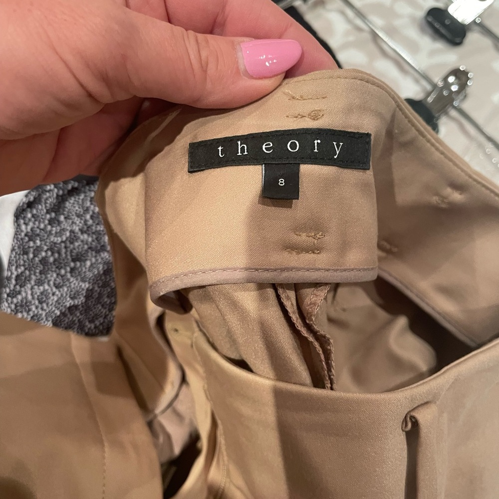 Theory Tan Dress Pants